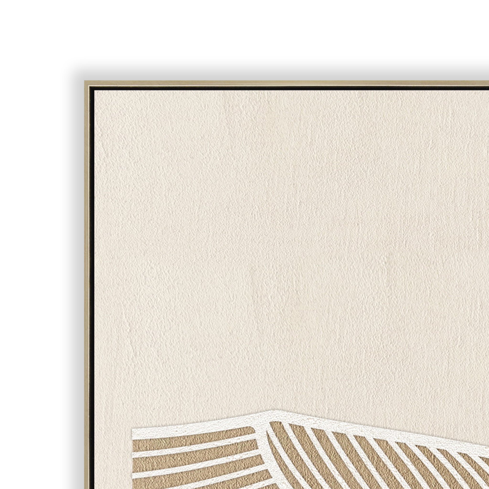 Serra Beige 80 x 120cm Framed Canvas - Natural Wall Art Cloud-Core