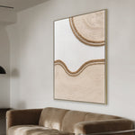 Lina Style A 60 x 90cm Framed Canvas - Natural Wall Art Cloud-Core