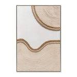 Lina Style A 60 x 90cm Framed Canvas - Natural Wall Art Cloud-Core