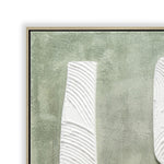 Sano 80 x 120cm Framed Canvas - Natural Wall Art Cloud-Core