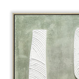 Sano 80 x 120cm Framed Canvas - Natural Wall Art Cloud-Core