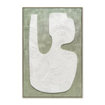 Sano 80 x 120cm Framed Canvas - Natural Wall Art Cloud-Core