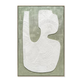 Sano 80 x 120cm Framed Canvas - Natural Wall Art Cloud-Core