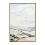 Calvia 80 x 120cm Framed Canvas - Natural Wall Art Cloud-Core