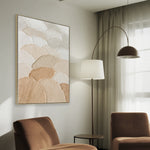 Terella 80 x 120cm Framed Canvas - Natural Wall Art Cloud-Core