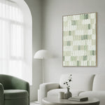 Veridian 60 x 90cm Framed Canvas - Natural Wall Art Cloud-Core