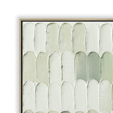 Veridian 60 x 90cm Framed Canvas - Natural Wall Art Cloud-Core