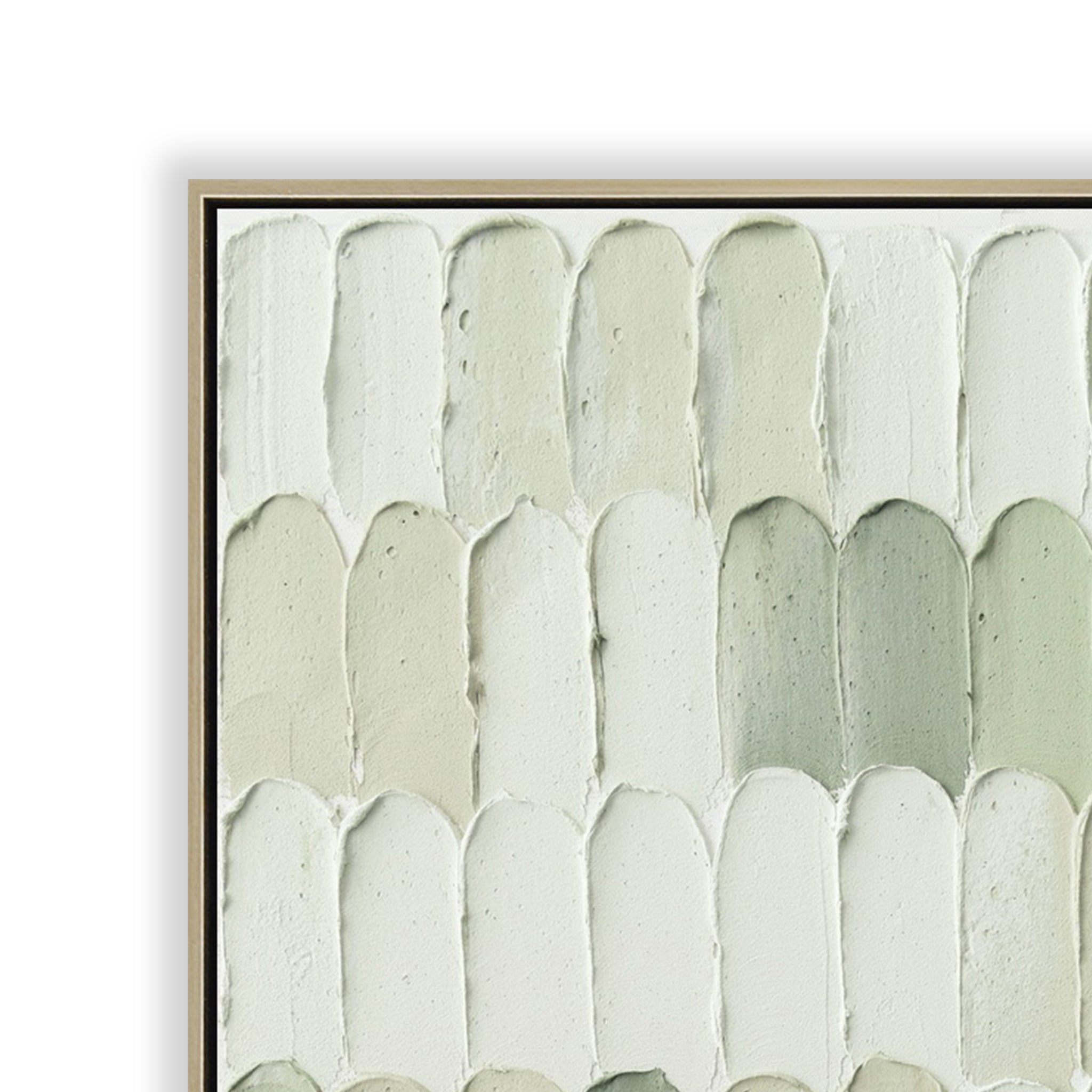 Veridian 60 x 90cm Framed Canvas - Natural Wall Art Cloud-Core