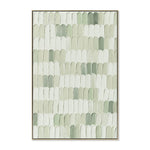 Veridian 60 x 90cm Framed Canvas - Natural Wall Art Cloud-Core