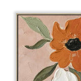 Botaniq Charm 80 x 100cm Framed Canvas - Natural Wall Art Cloud-Core