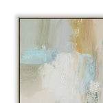 Nordic Haze 80 x 80cm Framed Canvas - Natural Wall Art Cloud-Core