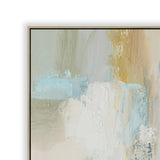 Nordic Haze 80 x 80cm Framed Canvas - Natural Wall Art Cloud-Core