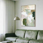 Elysian Haze 80 x 120cm Framed Canvas - Natural Wall Art Cloud-Core