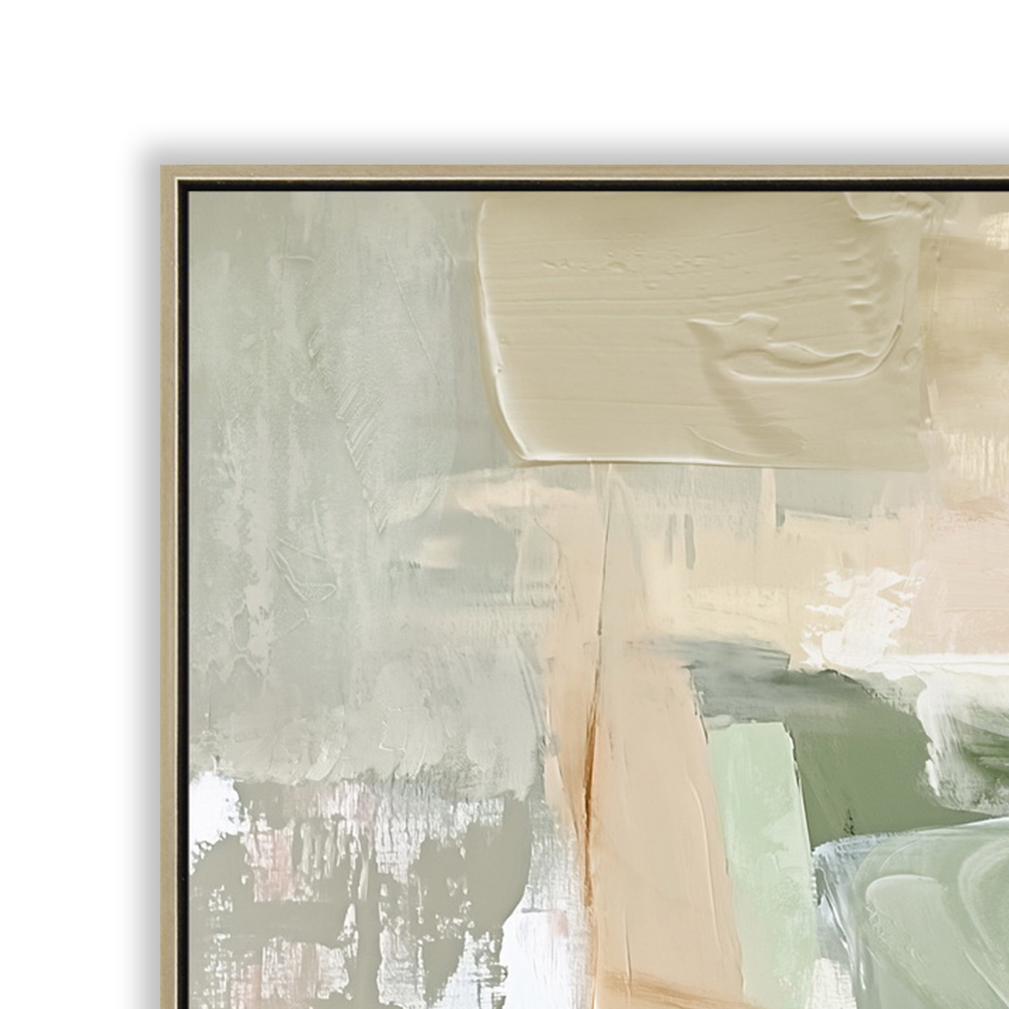 Elysian Haze 80 x 120cm Framed Canvas - Natural Wall Art Cloud-Core