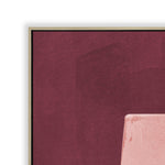 Velour Forms Style B 100 x 140cm Framed Canvas - Natural Wall Art Cloud-Core