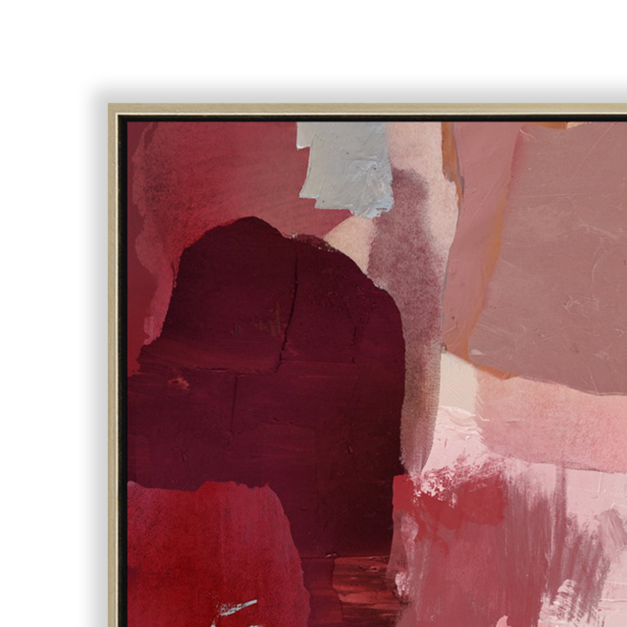 Berry Tapestry 100 x 140cm Framed Canvas - Natural Wall Art Cloud-Core