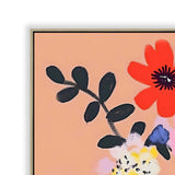 Vivid Botanica 60 x 60cm Framed Canvas - Natural Wall Art Cloud-Core