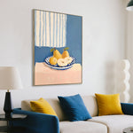 Les Poires 80 x 120cm Framed Canvas - Natural Wall Art Cloud-Core