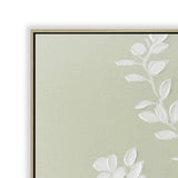 Verdant Whisper 60 x 90cm Framed Canvas - Natural Wall Art Cloud-Core