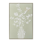 Verdant Whisper 60 x 90cm Framed Canvas - Natural Wall Art Cloud-Core