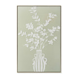 Verdant Whisper 60 x 90cm Framed Canvas - Natural Wall Art Cloud-Core