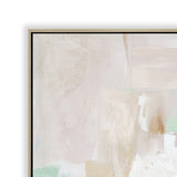 Serenity Layers 80 x 120cm Framed Canvas - Natural Wall Art Cloud-Core