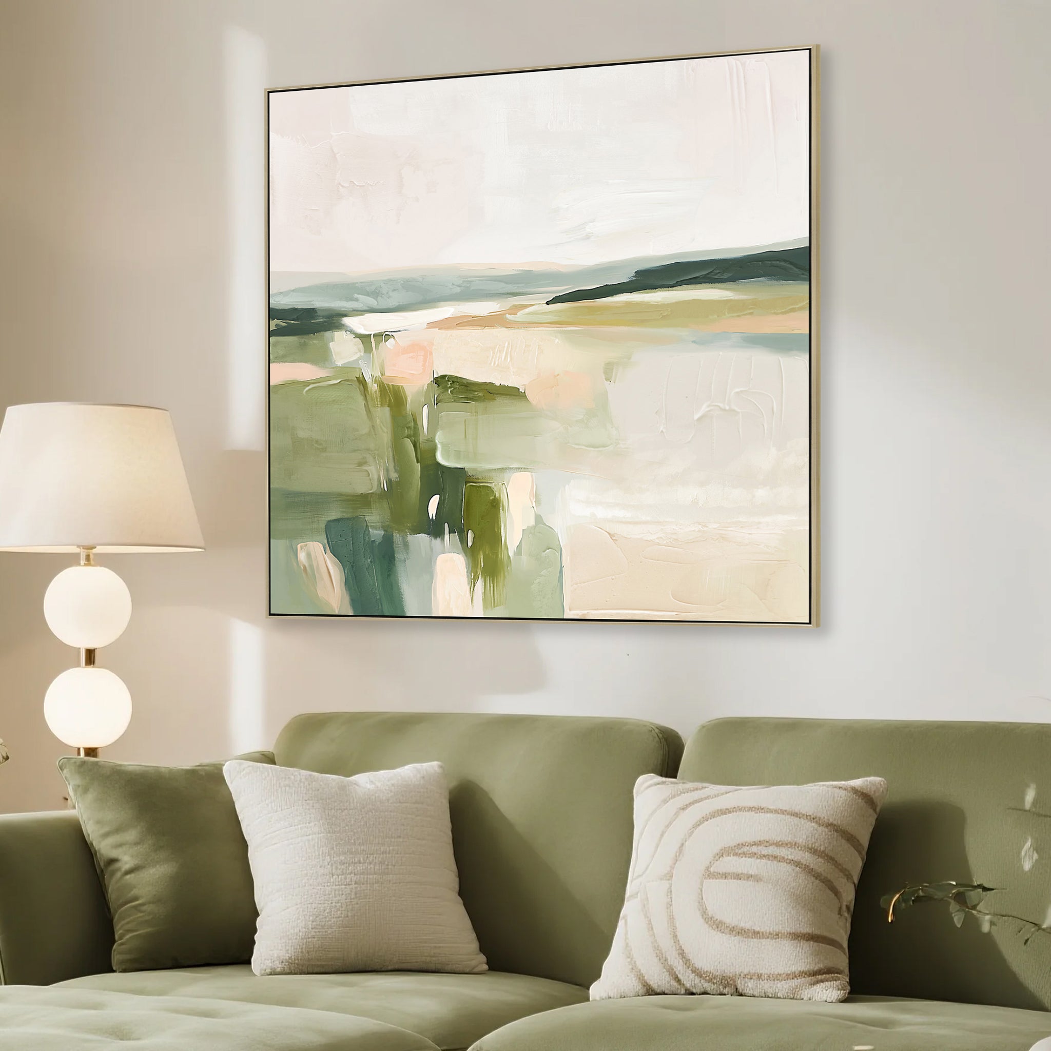 Seagrass Calm 80 X 80cm Framed Canvas Natural Interior Secrets Seagrass Calm 80 X 80cm Framed Canvas Natural Interior Secrets