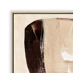 Eartha Harmony 80 x 120cm Framed Canvas - Natural Wall Art Cloud-Core