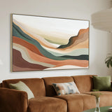 Savanna Drift 120 x 80cm Framed Canvas - Natural Wall Art Cloud-Core