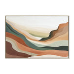 Savanna Drift 120 x 80cm Framed Canvas - Natural Wall Art Cloud-Core