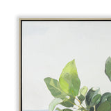 Mediterranean Citrus Bloom 60 x 90cm Framed Canvas - Natural Wall Art Cloud-Core