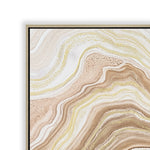 Alabaster Veins 80 x 120cm Framed Canvas - Natural Wall Art Cloud-Core