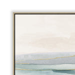 Aurora Vista 120 x 80cm Framed Canvas - Natural Wall Art Cloud-Core