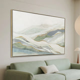 Hothams 120 x 80cm Framed Canvas - Natural Wall Art Cloud-Core