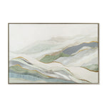 Hothams 120 x 80cm Framed Canvas - Natural Wall Art Cloud-Core