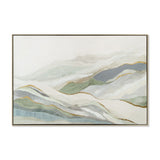 Hothams 120 x 80cm Framed Canvas - Natural Wall Art Cloud-Core