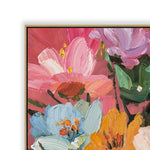 Fiorelle 80 x 80cm Framed Canvas - Light Natural Wall Art Cloud-Core