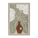 Fiorenza 60 x 90cm Framed Canvas - Light Natural Wall Art Cloud-Core