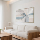 Seraphine 120 x 80cm Framed Canvas - Light Natural Wall Art Cloud-Core