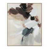 Ecru Horizon 150 x 120cm Framed Canvas - Natural