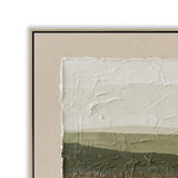 Montrose Fields 100 x 100cm Framed Canvas - Natural Wall Art Cloud-Core