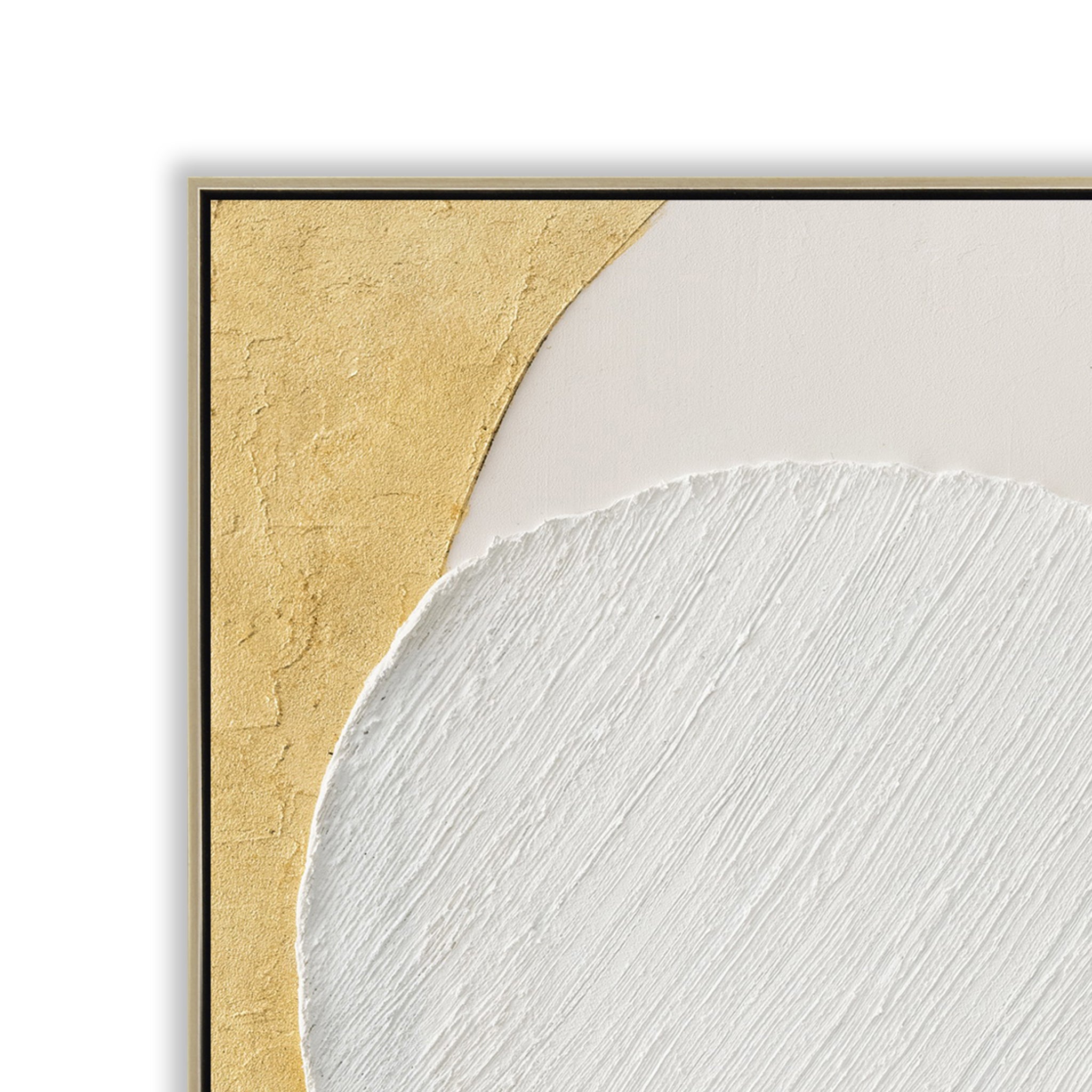 Rovella Gesture 80 x 100cm Framed Canvas - Natural Wall Art Cloud-Core