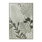 Caldora Rainforest 80 x 120cm Framed Canvas - Natural Wall Art Cloud-Core