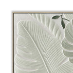 Caldora Rainforest 80 x 120cm Framed Canvas - Natural Wall Art Cloud-Core
