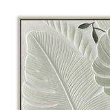 Caldora Rainforest 80 x 120cm Framed Canvas - Natural Wall Art Cloud-Core