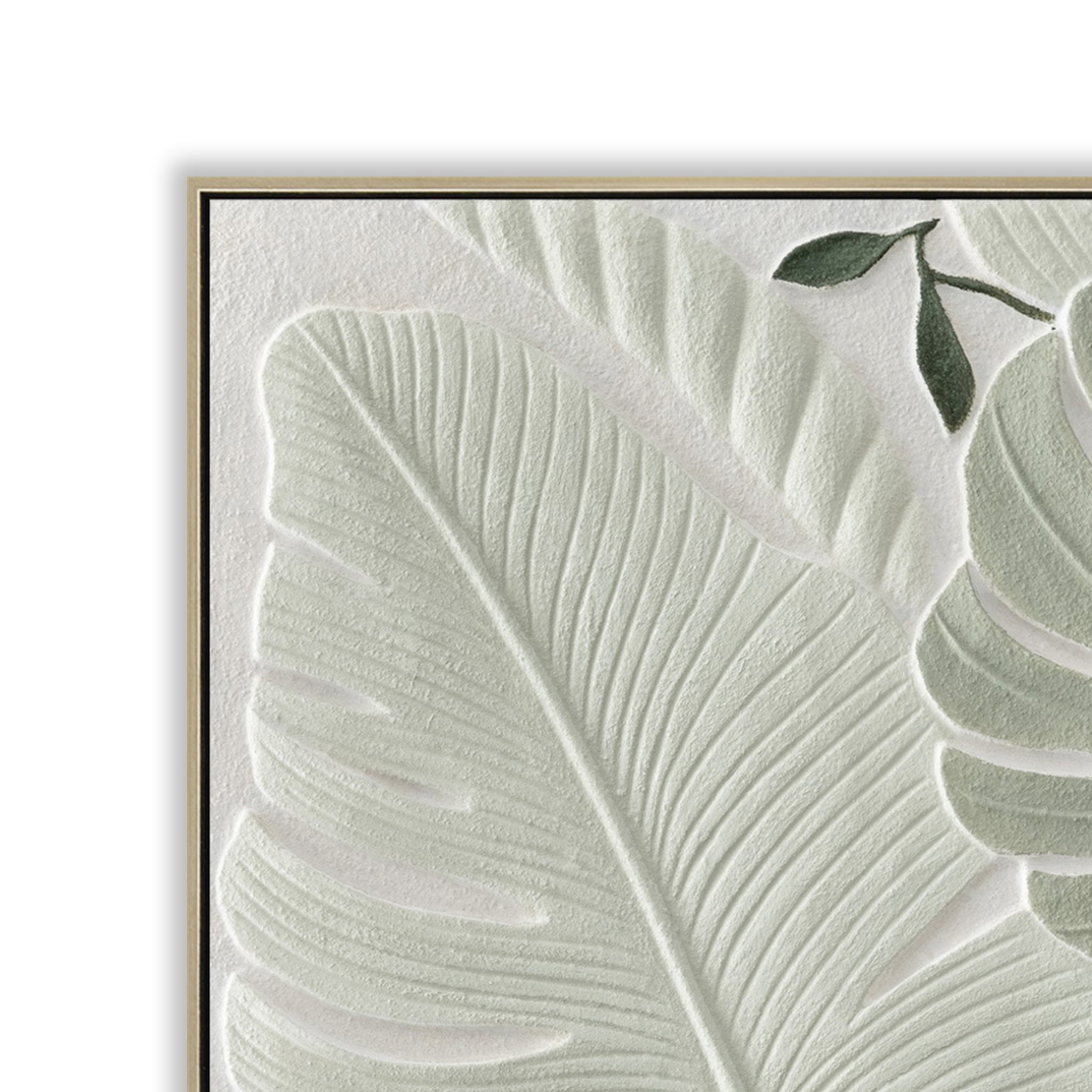 Caldora Rainforest 80 x 120cm Framed Canvas - Natural Wall Art Cloud-Core