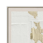Mireya Balance 90 x 120cm Framed Canvas - Natural Wall Art Cloud-Core