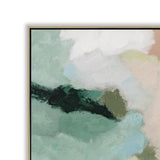 Caspora Atmosphere 80 x 80cm Framed Canvas - Natural Wall Art Cloud-Core