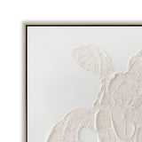 Ocevara Tortoise 60 x 60cm Framed Canvas - Natural Wall Art Cloud-Core