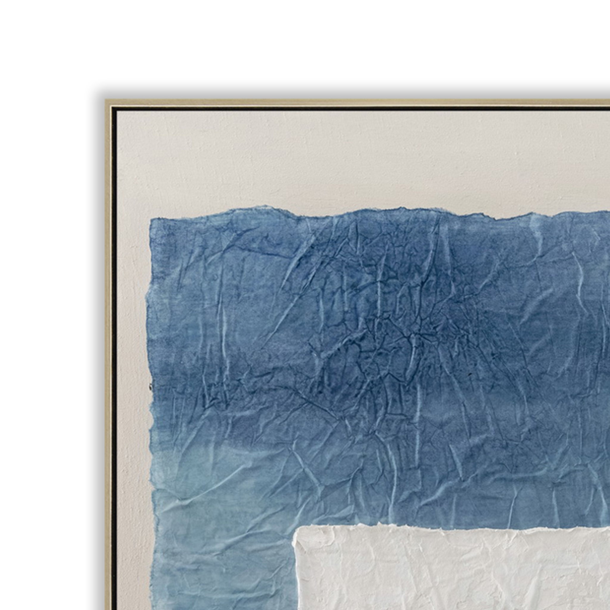 Cerulea Outline 60 x 120cm Framed Canvas - Natural Wall Art Cloud-Core